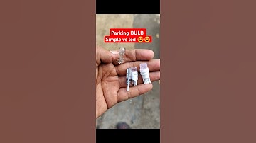 Parking bulb simple vs LED 😍#shortsvideo #trendingreels #youtubeshorts #shorts #ytshorts