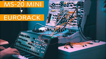Korg MS-20 Mini Into Eurorack (Ambient Patch)