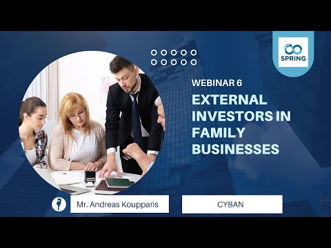 Webinar 6: External Investors in Family Businesses