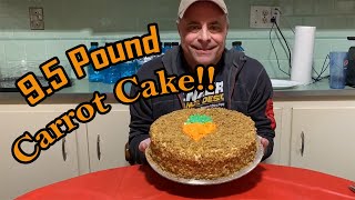 9.5 Pound Carrot Cake Challenge | Favorite Cake!!