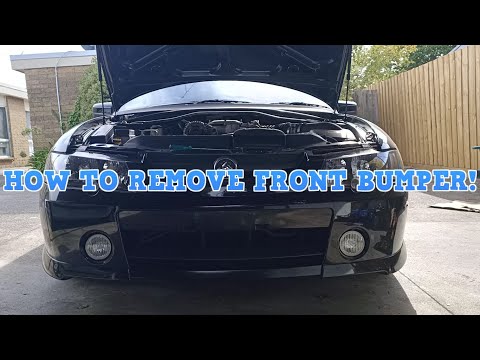 How To Remove Front Bumper On VY Commodore!