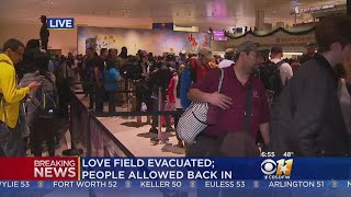 Smoke Causes Evacuation At Dallas Love Field Airport