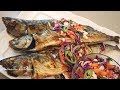 How to make the tastiest oven Grilled  MACKEREL fish recipe I How to cook