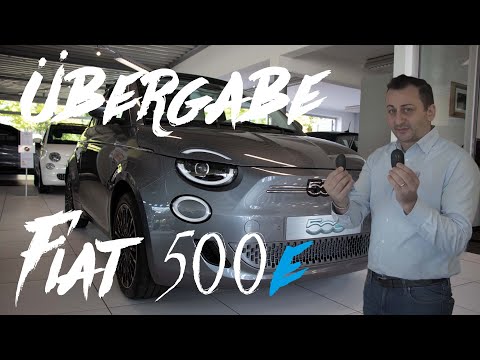 Übergabe Fiat 500e