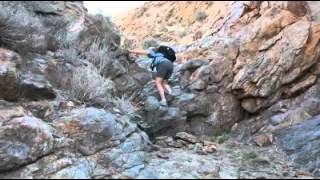 rainbow wash hike; short, this is to establish location of a lost hair barrett.