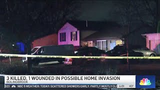 Suspect Detained After 4 Shot, 3 Fatally, During Possible Home Invasion in Bolingbrook