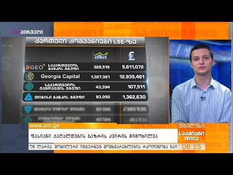 საფონდო ბაზრის კვირის მიმოხილვა
