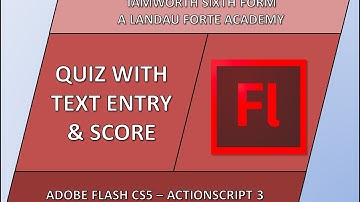 Flash Quiz with Text Entry & Score Tutorial
