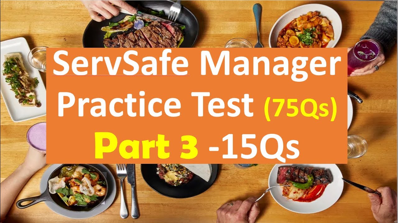 ServSafe Manager Practice Test Part 3 Servsafe manager 7th