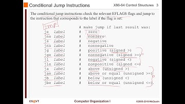 2020 04 10 x86-64 Assembly:  Control Structures (Part 2 - Part 1)
