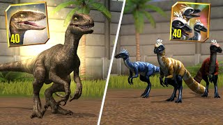 LEAKED: THE BIG ONE (CLEVER GIRL) &amp; SINOSAUROPTERYX - UNRELEASED DINOSAURS | Jurassic World The Game