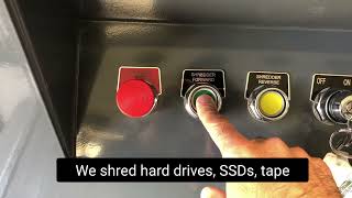 On-Site Data Destruction Service: Cutting through 4TB Drives like Butter. Destroy all Data!