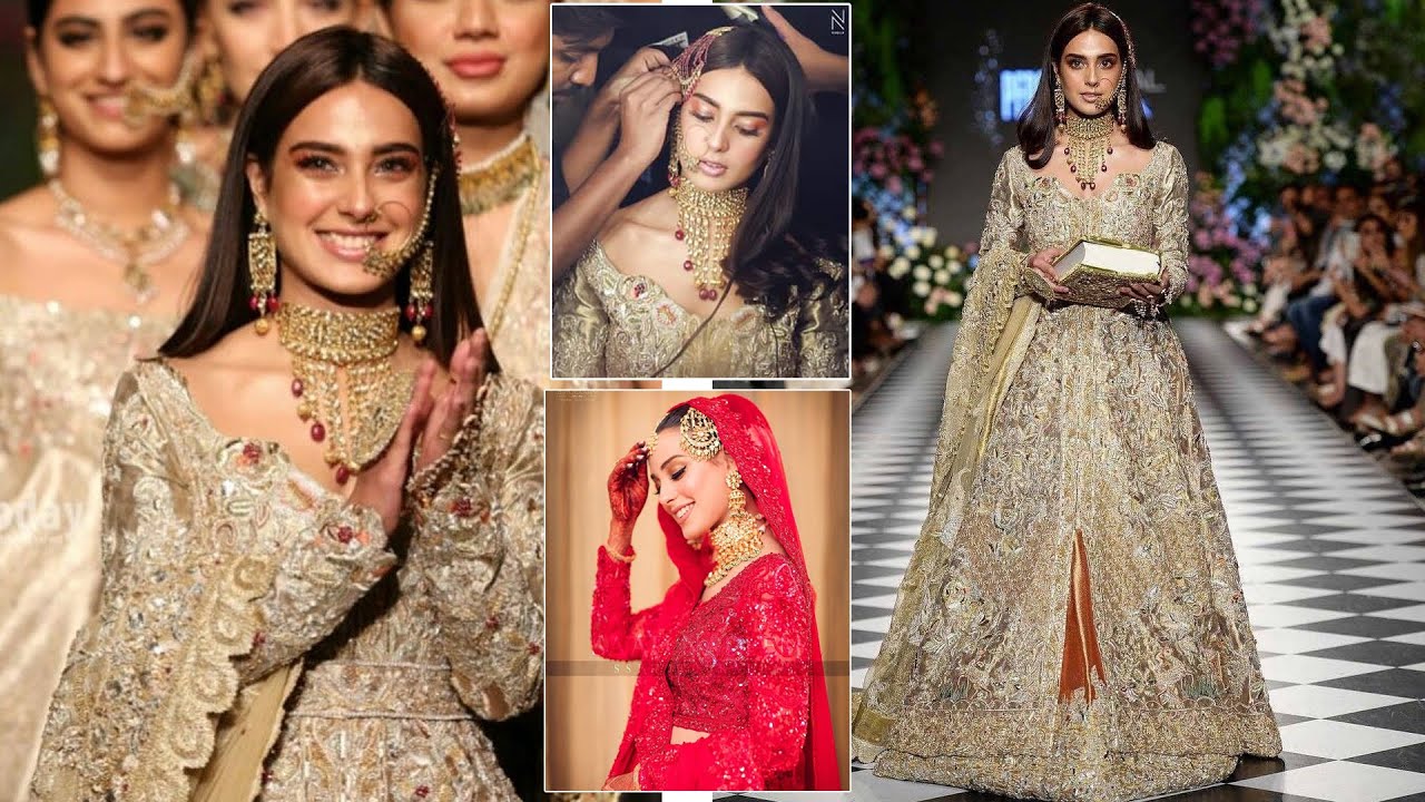 Iqra Aziz Walked In A Fashion Show With A Book