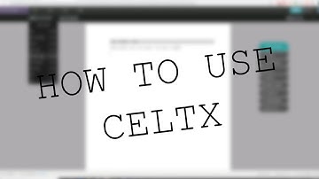 Celtx Tutorial