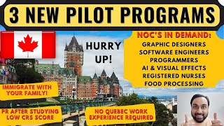 New Quebec Immigration Pilot Programs for Canada PR | Quebec Immigration (CSQ) Without French screenshot 5