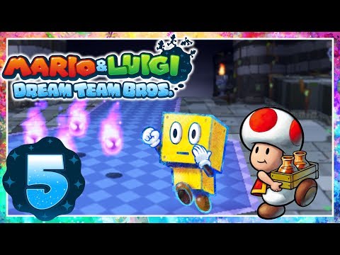 Let's Play: Mario & Luigi: Dream Team Bros. #05 💭 Zwischenboss und Antike Artefakte