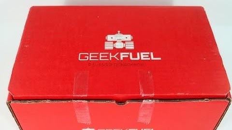 Geek Fuel October 2015 Unboxing + Coupon #geekfuel