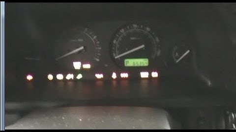 2003 Land Rover Freelander Dash View & Cold Start