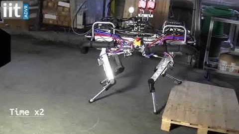 Onboard Perception-Based Trotting and Crawling with the Hydraulic Quadruped Robot (HyQ) (IROS