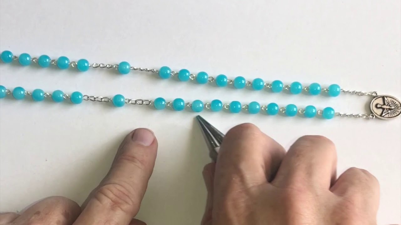 How to make a rosary by hand - YouTube