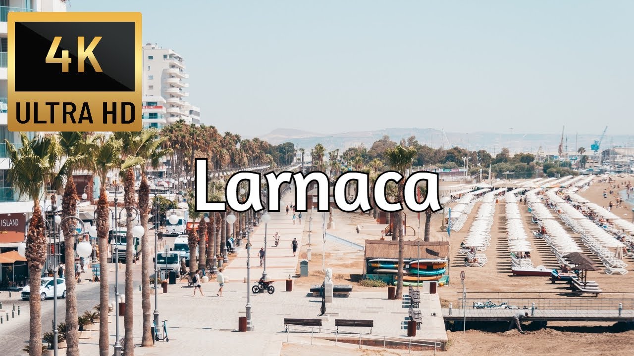 🇨🇾 LARNACA, CYPRUS [4K] Drone Tour - Best Drone Compilation - Trips On ...