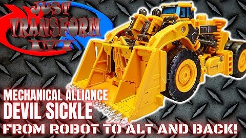 JUST TRANSFORM IT!: Mechanical Alliance Devil Sickle (KO Upscaled SS Scrapper)