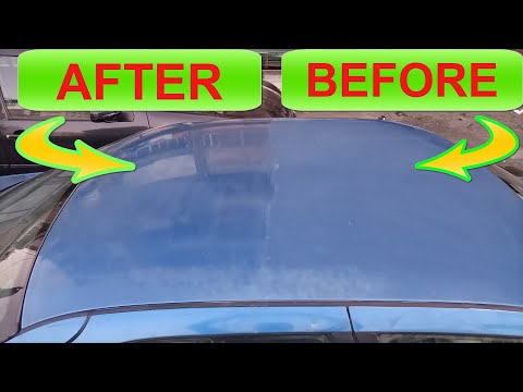 طريقة تلميع طلاء السيارة وازالة بهتان الدهان وتجديد بوية السيارة و استعادة لمعان البوهية ومنع تكليح