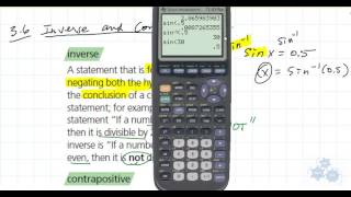 FM 30 3.6 Inverse and Contrapositive of Conditional Statements