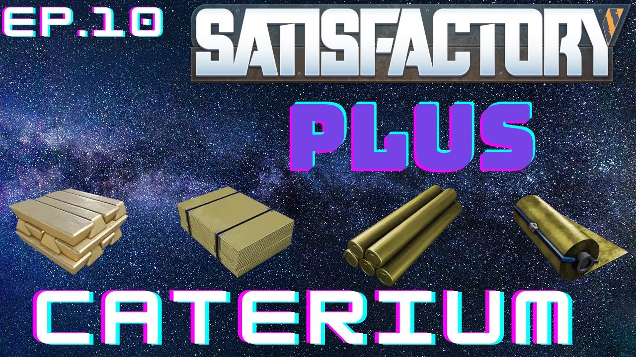 Building a caterium line! - YouTube