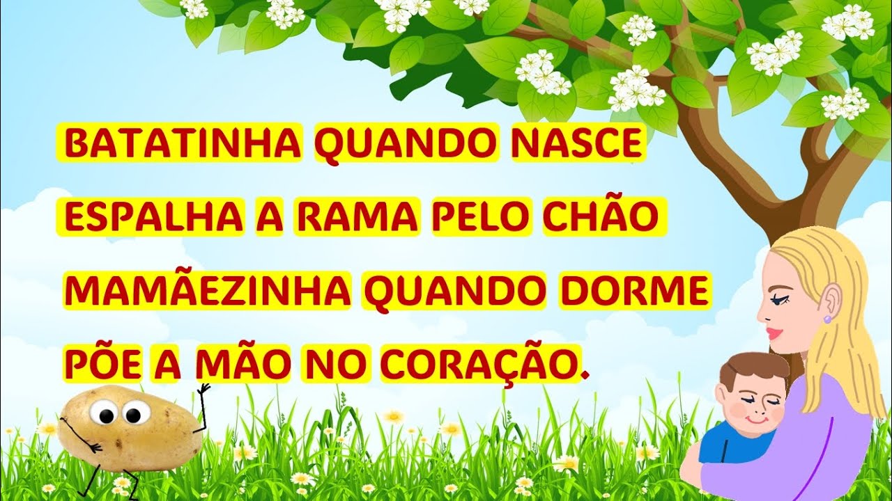 Parlenda - Batatinha quando nasce 