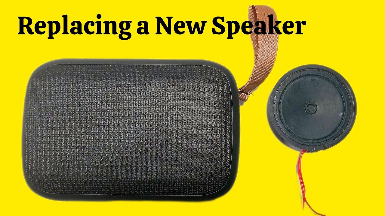 Replacing a New Speaker for BT Speaker 🔈 thimatech YouTube