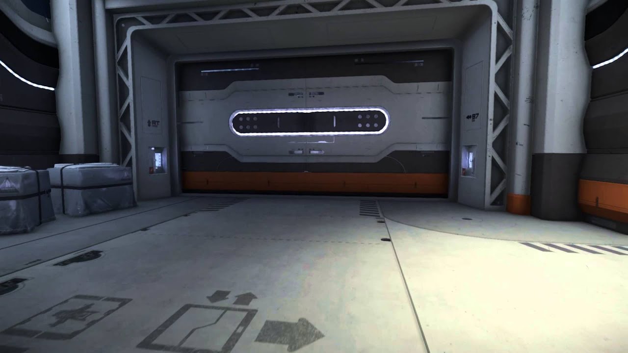 Star Citizen Hangar Door opens The Verse AC 1.1 YouTube
