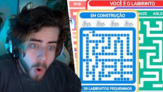 cellbit resolvendo 20 ENIGMAS de LABIRINTO