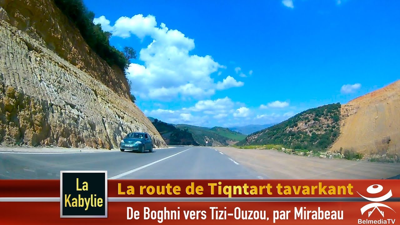 La Kabylie / en route de Boghni vers Tizi-Ouzou on passant par Mirabeau