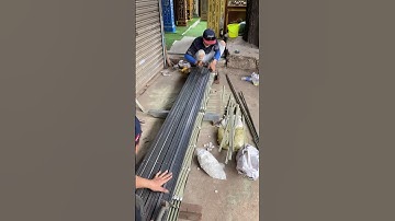 Cách làm cửa kéo sắt đơn giản #metallux #cuakeosat