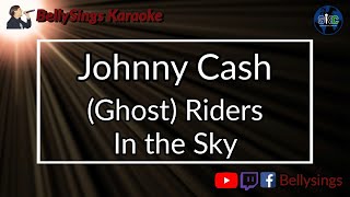 Johnny Cash - (Ghost) Riders In the Sky (Karaoke)