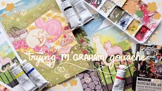 Painting with ✧* M Graham ✧* gouache | chatty paint session