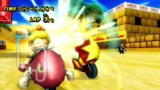 Mario Kart Wii Gameplay  100cc Donkeykong Shootingstar Leaf 2518