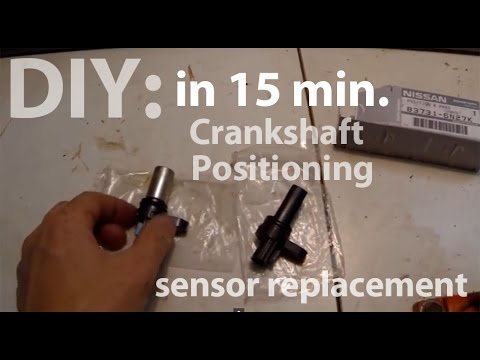 Crankshaft Positioning Sensor replacement in 15 min, DIY, 2005 Nissan - EASIEST WAY Altima