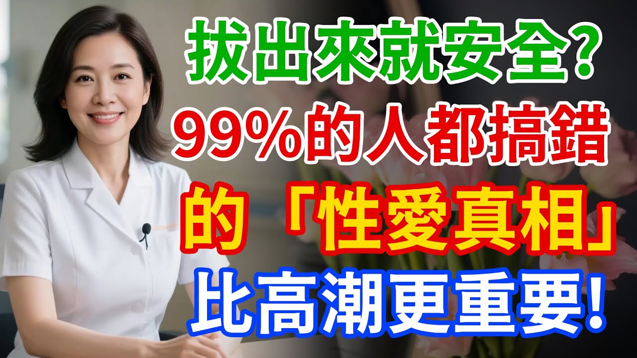 拔出來就安全了？！99%的人都搞錯的『性』真相，敢不敢聽完？