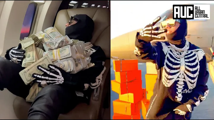 6ix9ine Falls Asleep With $1M Cash On Private Jet