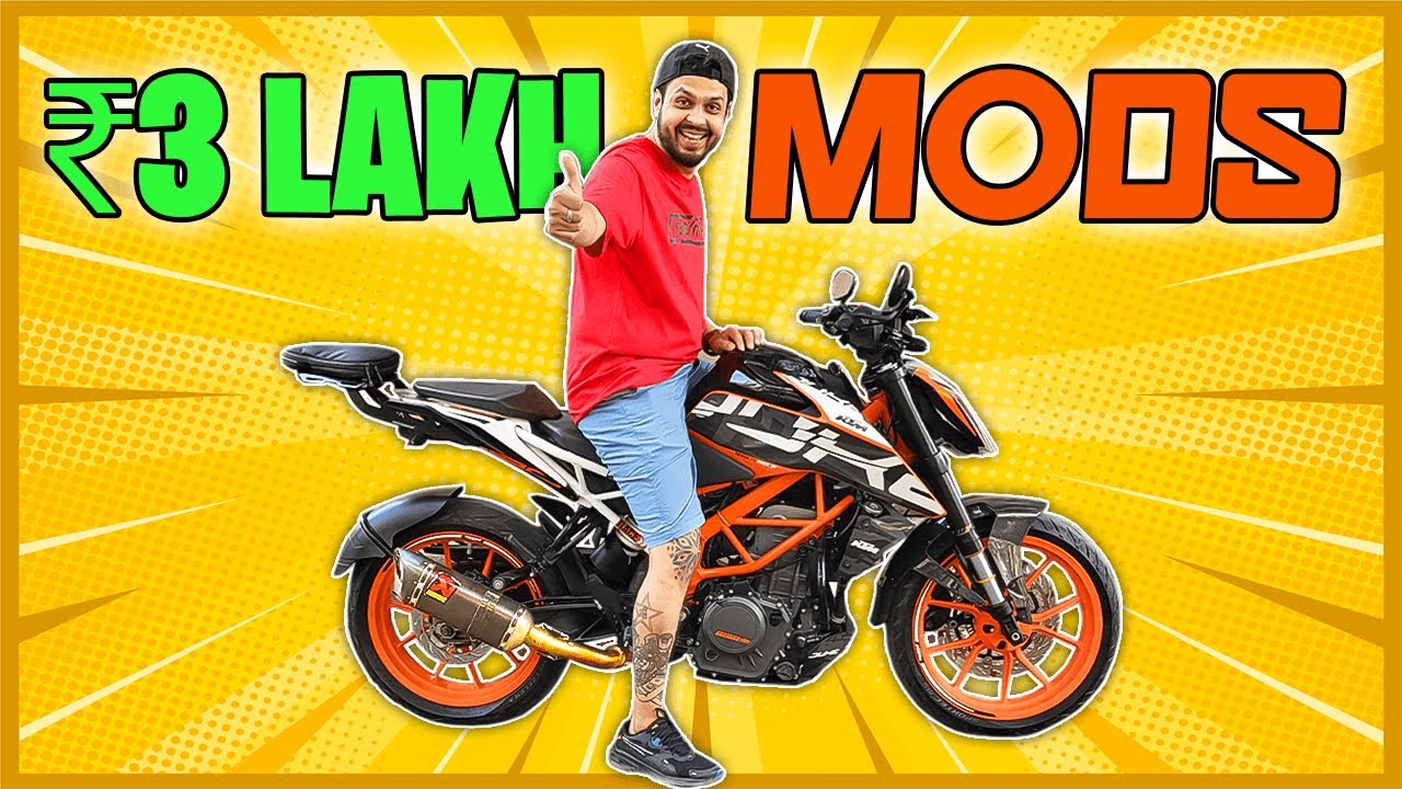 3 LAKH worth MODS on KTM Duke 390  