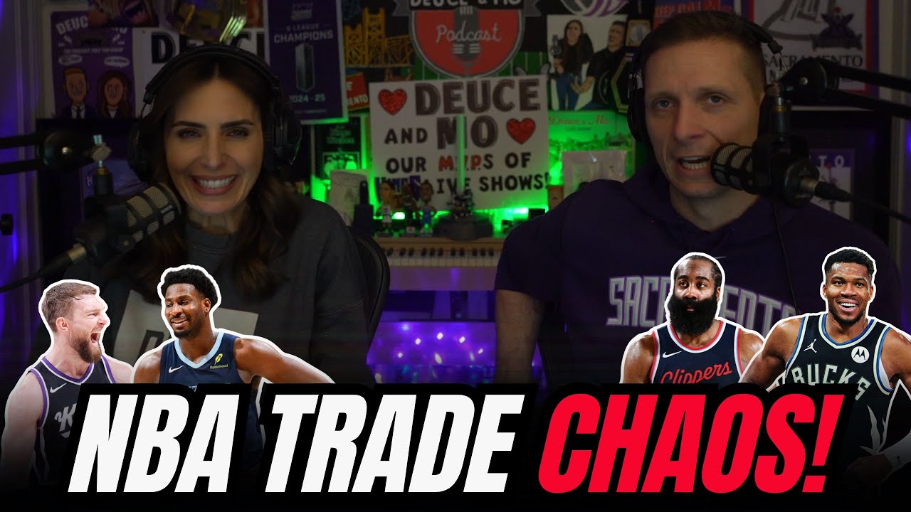 NBA Trade Deadline Chaos! Harden, JJJ Traded! Sabonis or Ja Next?