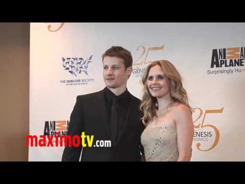 WILL ESTES & SALLY PRESSMAN "Genesis Awards" 2011 Press Room