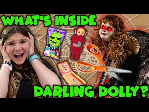 What's Inside Darling Dolly? Cutting Open Haunted Creepy Animatronic (Skit)