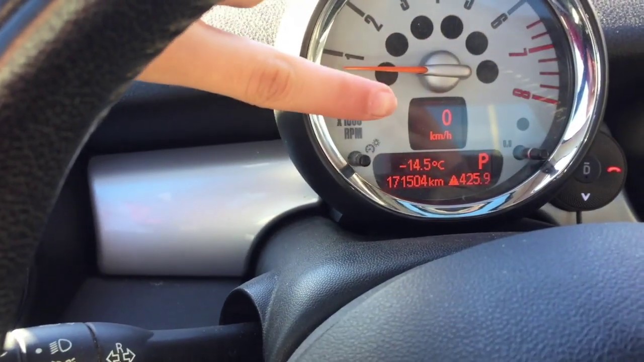 How to change from Km/h to Mhp Mini Cooper