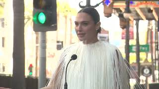 Gal Gadot receives star on Hollywood Walk of Fame