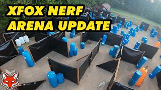 XFox Nerf Arena Update More Walls Barrels MORE