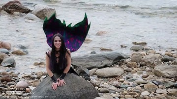 Relaxing Mermaid Tail Try-On 2 | Acid Malevolence | (wave noise & gulls at Lake Michigan)