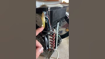 Fixing the ice machine.